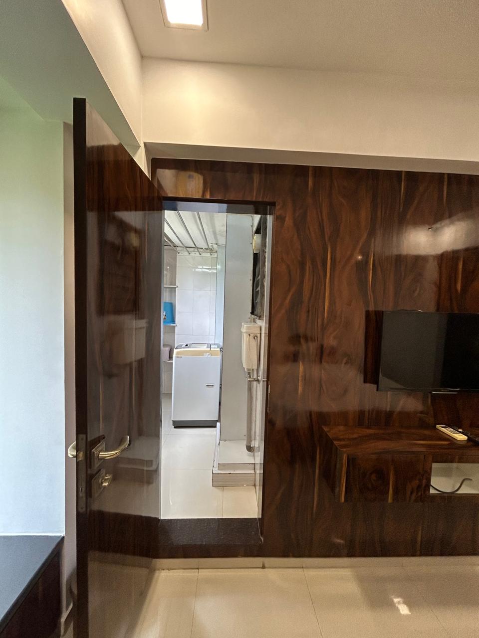 Hallway to utility area